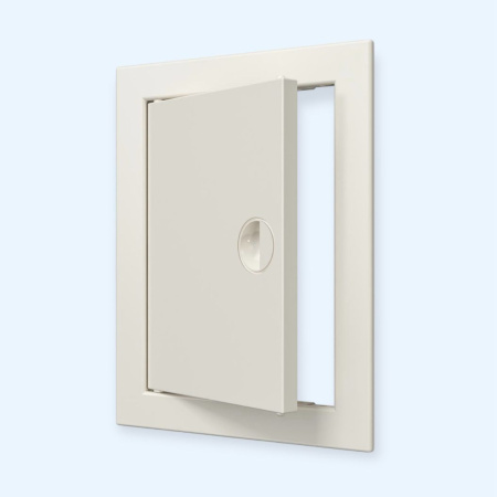 Л1520Р Ivory Люк ревизионный ЛР фланец 146х196 ручка 168х218 пластик Ivory EVECS